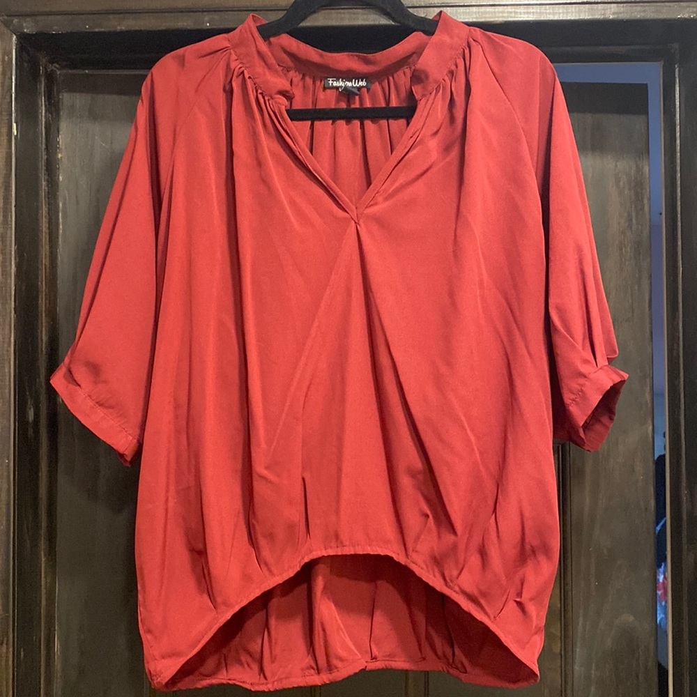 Blouse- elbow length sleeves